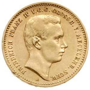10 marek 1901 / A, Berlin, złoto 3.96 g, J. 233, bardzo...