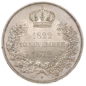 dwutalar = 3 1/2 guldena 1872 / B, Drezno, J. 133, AKS ...