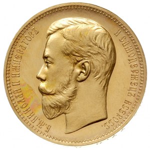 37 1/2 rubla = 100 franków 1902, Petersburg, złoto 32.2...