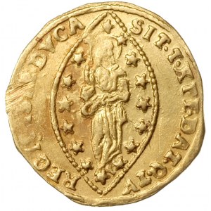 cekin, bez daty, złoto 3.46 g, Fr. 1445, Gamberini 1926...