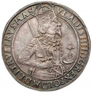 talar 1634, Bydgoszcz, Aw: Półpostać króla w prawo i na...
