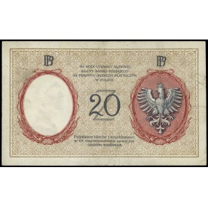 20 złotych 28.02.1919, seria A.13, numeracja 000101, Lu...