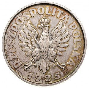 5 złotych 1925, Warszawa, \Konstytucja\ odmiana stuper...