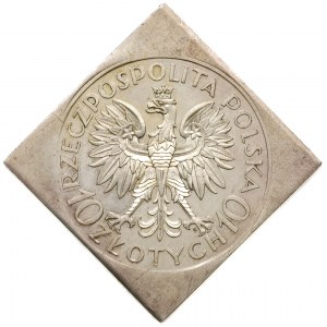 10 złotych 1933, Warszawa, Jan III Sobieski, na rewersi...