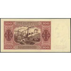 100 złotych 1.07.1948, seria L, numeracja 781092, Lucow...