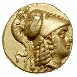 stater ok. 323-316 pne, Arados, Aw: Głowa Ateny w hełmi...