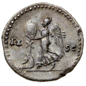 denar 80-81, Rzym, Aw: Popiersie Wespazjana w prawo, DI...