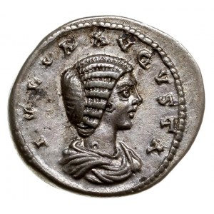 denar 196-202, Laodicea ad Mare, Aw: Popiersie cesarzow...