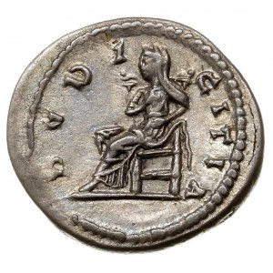denar 196-202, Laodicea ad Mare, Aw: Popiersie cesarzow...