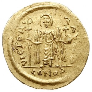solidus 603-607, Konstantynopol, Aw: Popiersie na wpros...
