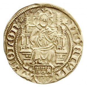 goldgulden bez daty, ok. 1474-1480, Aw: Chrystus na tro...