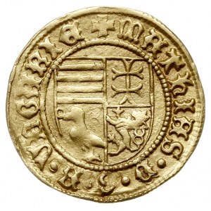 goldgulden, 1465-1470, Nagybanya, złoto 3.55 g, Huszar ...