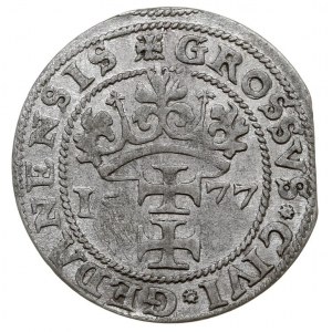 grosz oblężniczy 1577, Gdańsk, wybity w czasie gdy zarz...