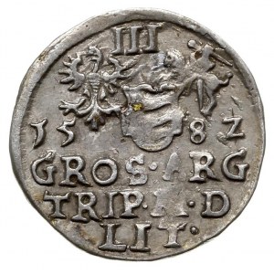 trojak 1582, Wilno, Iger V.82.1.b (R), Ivanauskas 4SB41...