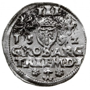 trojak 1592, Wilno, Iger V.92.1.a, Ivanauskas 5SV25-13,...