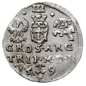 trojak 159(5), Wilno, odmiana z herbem Prus na rewersie...