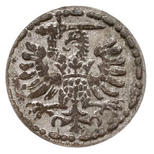 denar 1590, Gdańsk, ładne lustro mennicze