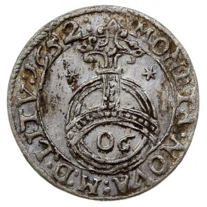 półtorak 1652, Wilno, cyfra 06 w jabłku królewskim, T. ...