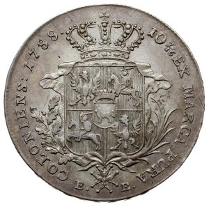 talar 1788, Warszawa, odmiana z krótszym wieńcem, srebr...