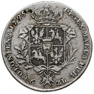 talar 1795, Warszawa, srebro 23.87 g, Plage 374, Dav. 1...