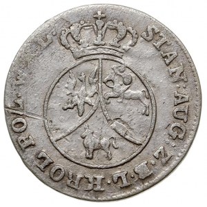 10 groszy 1792, Warszawa, rzadsza odmiana z literami M ...
