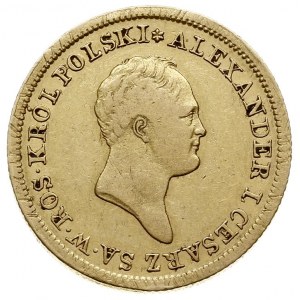 50 złotych 1822, Warszawa, złoto 9.78 g. Plage 7 , Bitk...
