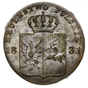 10 groszy 1831, Warszawa, łapy Orła zgięte, Plage 278, ...
