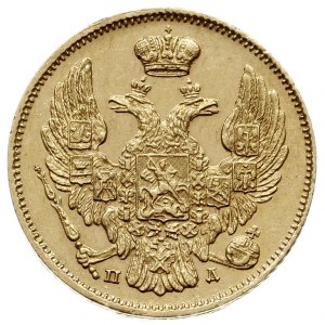 3 ruble = 20 złotych 1834, Petersburg, złoto 3.91 g, Pl...