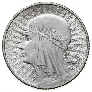 10 złotych 1932, Anglia, \Głowa kobiety, Parchimowicz 1...