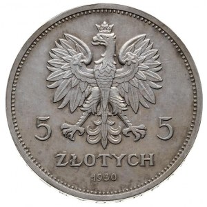 5 złotych 1930, Warszawa, \Sztandar\ - 100. rocznica P...