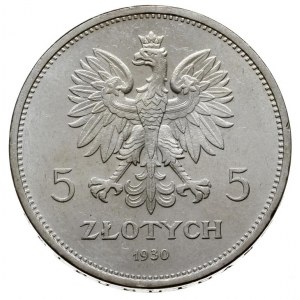 5 złotych 1930, Warszawa, \Sztandar\ - 100. rocznica P...