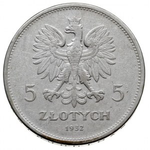 5 złotych 1932, Warszawa, \Nike, Parchimowicz 114.e