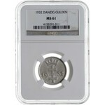 1 gulden 1932, Parchimowicz 62, moneta w pudełku NGC z ...