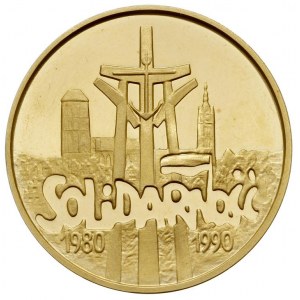200 000 złotych 1990, Warszawa, 10-lecie Solidarności, ...