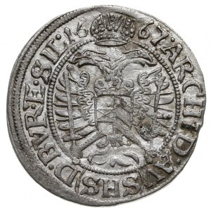 3 krajcary 1667, Wrocław, F.u.S. 458, Herinek 1535