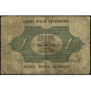 1 rubel srebrem 1847, seria 61, numeracja 3615144, podp...