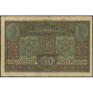 50 marek polskich 9.12.1916, \jenerał, seria A