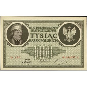 1.000 marek polskich 17.05.1919, seria ZAF. numeracja 2...