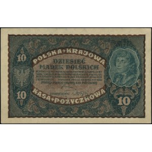10 marek polskich 23.08.1919, seria II-S, numeracja 990...