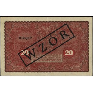 20 marek polskich 23.08.1919, seria II-P, numeracja 037...