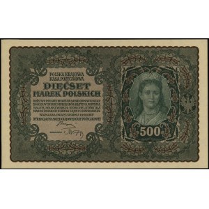 500 marek polskich 23.08.1919, seria I-BC, numeracja 10...