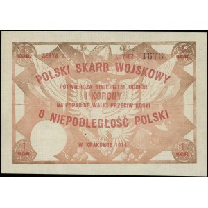 Polski Skarb Wojskowy, 1 korona \na poparcie walki prze...