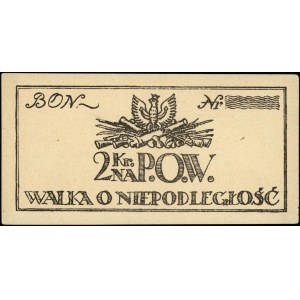 Polska Organizacja Wojskowa, 2 korony (1917-1918), bez ...