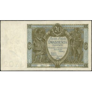 20 złotych 1.09.1929, seria CY., numeracja 2679146, Mił...