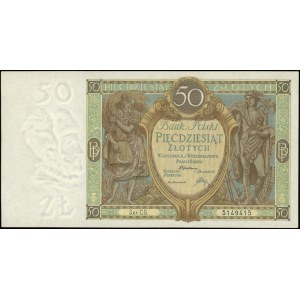 50 złotych 1.09.1929, seria CG., numeracja 5149415, Mił...
