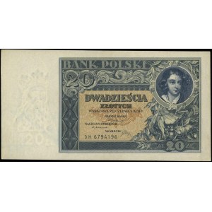 20 złotych 20.06.1931, seria DH., numeracja 6794196, Mi...