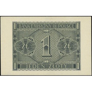 1 złoty 1.08.1941, seria AA, numeracja 4906091, Ros. 57...