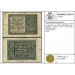 1 złoty 1.08.1941, seria BB, numeracja 2775913, ze stem...