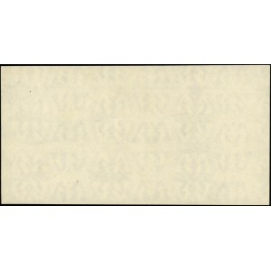 niedokończony druk banknotu 500 złotych 15.01.1946, bez...