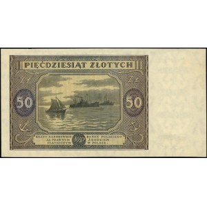50 złotych 15.05.1946, seria S, numeracja 0000000, Miłc...